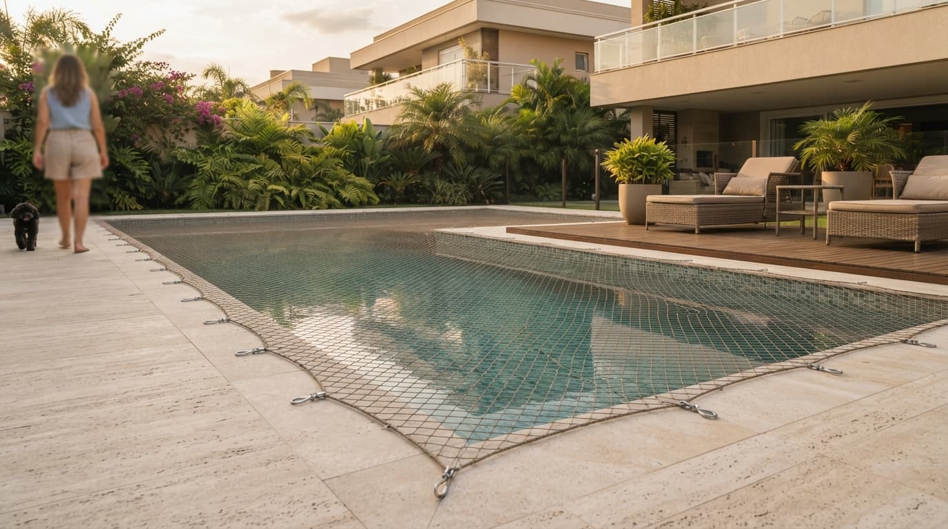 Rede para piscina — Rede Zelar
