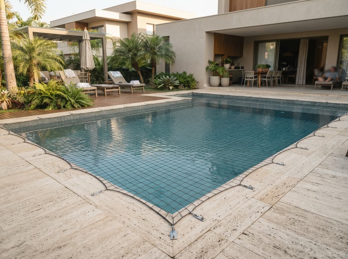Rede, capa ou cerca: qual proteção de piscina escolher
