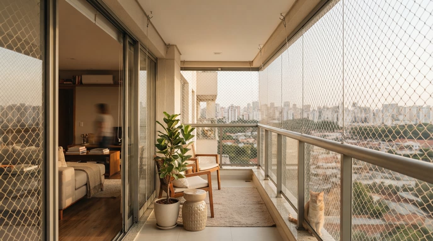Tela para gatos — Rede Zelar